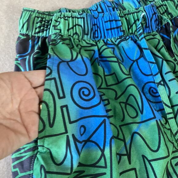 Nike Mens Yoga Training Robbie Simon Shorts Sz XXL Green Black Gym Swoosh A.I.R. - Picture 4 of 12